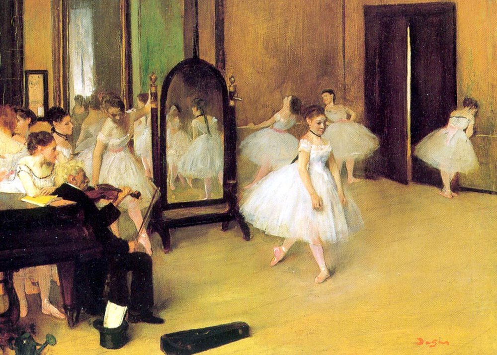 Edgar Degas - Dance Class - (